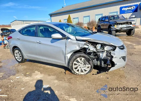 2012 Hyundai Elantra Gls из США, поврежденный, VIN 5NPDH4AE8CH145919